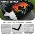 thumbnail image 5 of Yuyamidu Music Gorilla Golf Cart Seat Covers with 4 Pockets Funny Golf Cart Seat Blanket Soft Golf Cart Seat Towel for 2-Person Seats Club Easy to Clean Golf Cart Accessory, 5 of 7