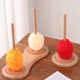thumbnail image 2 of 360 Degree Rotating Wooden Yarn Holder Thread Spool Organiser Stand for Weaving, 2 of 8