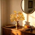 thumbnail image 4 of Thanksgiving Maple Leaf Bouquet, Halloween Decor, Fall Harvest Decoration, Autumn Home Accent, Harvest Festival Centerpiece, Fireplace Table Door Display, 4 of 6