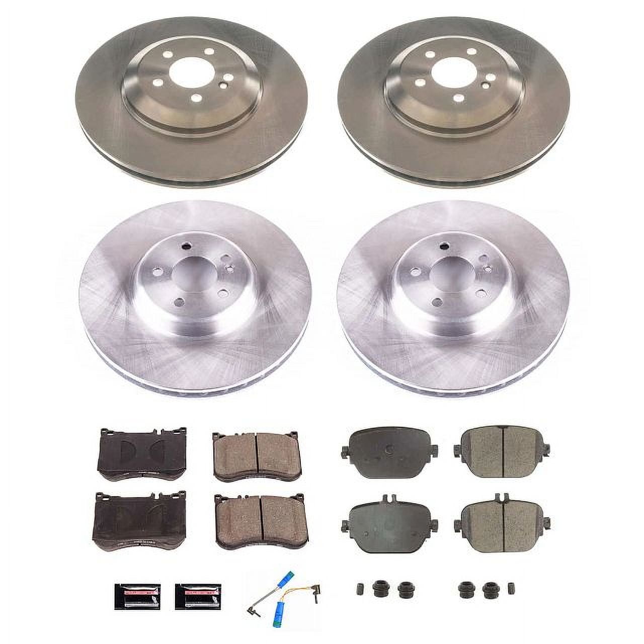 PowerStop Front and Rear Stock Replacement Brake Pad and Rotor Kit Fits: MERCEDES-BENZ Select Models KOE9024