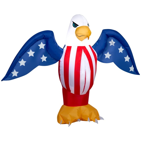 Eagle Airblown Yard Inflatable, Multicolor, 36", Patriotic by Way To Celebrate