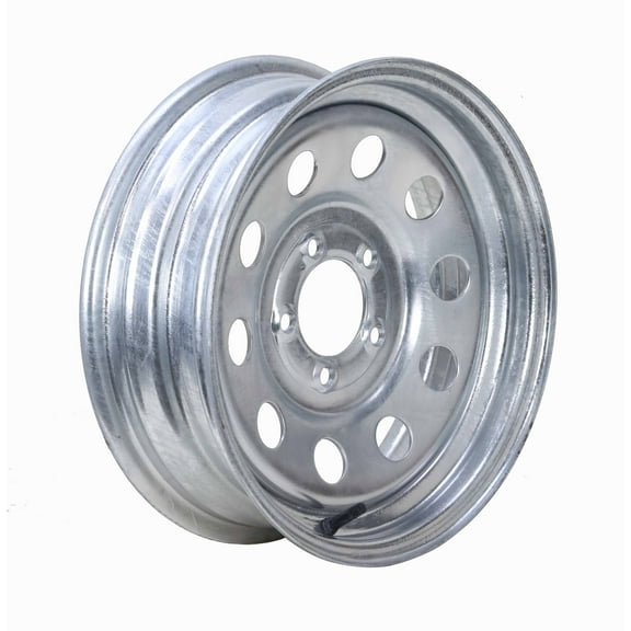 LIBRA 15 x 5 Trailer Wheel 5 Lug on 4.5" Bolt Pattern Galvanized Mod -17021