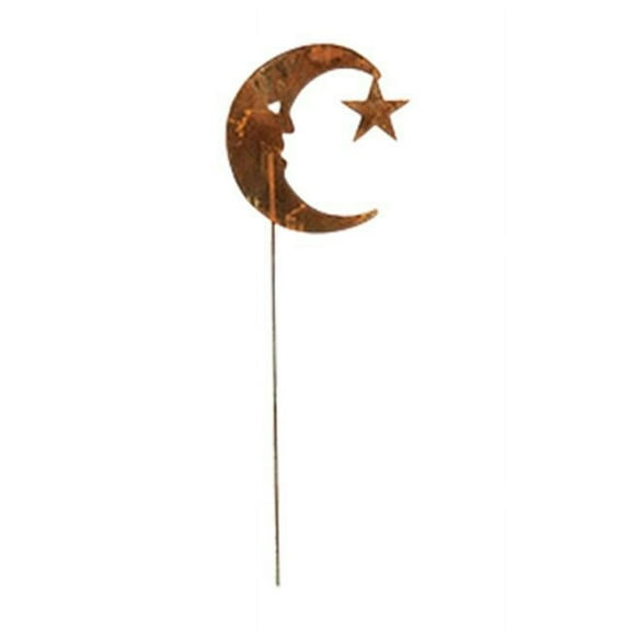 Moon/Star Rusted Stake