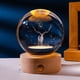 thumbnail image 1 of Bola de cristal luminosa 3D tallada con base de madera maciza, luz de noche para enviar a los estudiantes a enviar adornos de escritorio para niños, 1 of 4