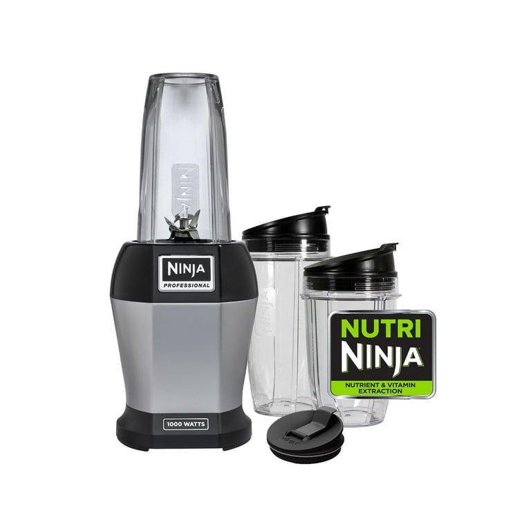 Nutri BL455 Ninja Pro Single Serve Blender - Includes 3 Sip & Seal Lids 