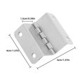 thumbnail image 2 of unbranded 8Ud Bisagras Plegables Para Puertas De Gabinete Con Flexible Y Inoxidable, 2 of 8