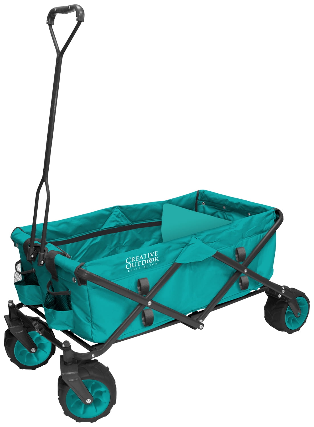 Creative Outdoor Products Collapsible Folding AllTerrain Wagon Teal