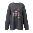 thumbnail image 3 of Sudadera Gibobby Navidad Mujer Casual Y 2 K Manga Larga Impreso Gris S, 3 of 4