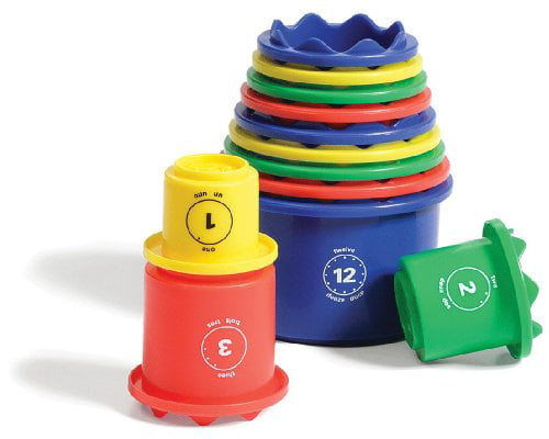 Discovery Toys Measure UP CupsEducational Stacking  Nesting 12 Piece Number 