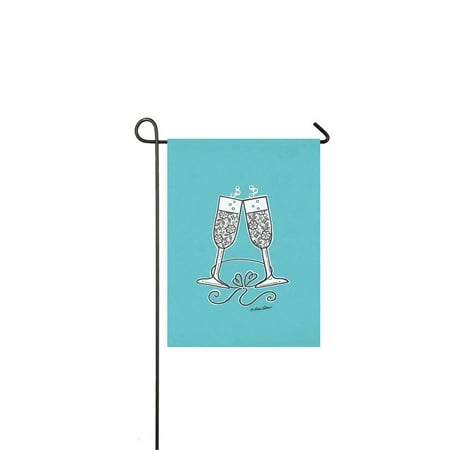 Evergreen Suede Wedding Cheer Garden Flag, 12.5 x 18 inches By Evergreen Flag