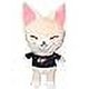 thumbnail image 2 of Lindo peluche de anime de 7.8 pulgadas, juguete de peluche creativo y suave de dibujos animados, regalo para niños y fanáticos (Foxi.ny), 2 of 6