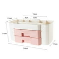 thumbnail image 5 of D-GROEE Makeup Organizer With Drawers, Chic Countertop Storage for Cosmetics Elegant Vanity Holder for Brushes, Eyeshadow, Lotions, Lipstick, Nail Polish and Jewelry, 5 of 7