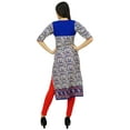 thumbnail image 5 of Bimba Womens Straight Cotton Kurti Printed Ladies Kurta Ethnic Casual Clothing, 5 of 7