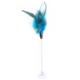 thumbnail image 1 of Cat Teaser Wand Sucker Bell Fake Feather Cat Teaser Toy Pet Interactive Toy, 1 of 10