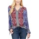 thumbnail image 1 of Lucky Brand Blusa Campesina Estampada para Mujer, Rojo, X-Large Lucky Brand Campesino, 1 of 1