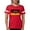 Red, variant on - German Soccer Flag - Womens Football Shirt