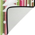thumbnail image 4 of Dreamtimes Christmas Colorful Stripes Lightweight Carpet Mats, 5'3" x 4' Area Soft Rugs, Floor Mat Rug Home Decoration for Kids Room Living Room, 63"x 48", 4 of 6