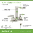 thumbnail image 2 of Symmons SLC3612STNPP Duro 1.0 GPM Centerset Bathroom Faucet - Nickel, 2 of 5