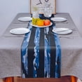 thumbnail image 5 of Table Runner Dresser Scarves 36 Inch Long,Black Blue Camouflage American Flag Linen Dining Table Runners Old Wooden Plank Tabletop Scarf for Wedding Holiday Party Kitchen, 5 of 7