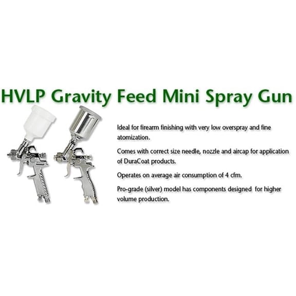 HVLP Gravity Feed Mini Spray Gun- Pro-grade