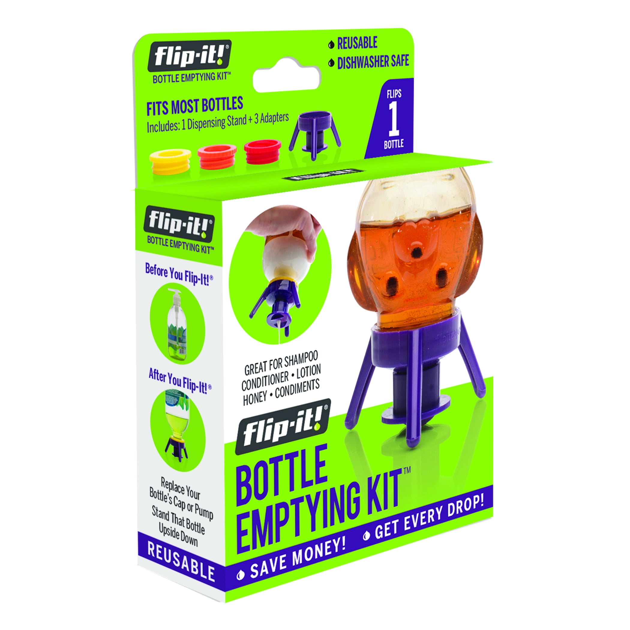 FlipIt! Bottle Emptying Kit, Single Pack ? Kitchen/AllPurpose
