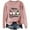 Pink, variant on Merry Christmas Sweaters for Women 2025 Long Sleeve Crewneck Drop Shoulder Santa Xmas Pullover Sweater Jumper Tops
