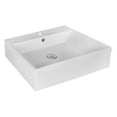 thumbnail image 1 of American Imaginations AI-17978 20.25 in. Rectangle Above Counter White Vessel Set for 1 Hole Center Faucet, 1 of 1