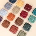 thumbnail image 5 of CUZIBR Mini Jewelry Case Snap Button Closure Compact Portable Storage Pouch Divided Interior For Rings Earrings Necklaces Small Cosmetic Items Women Travel Daily Carry Bag, 5 of 9