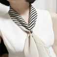 thumbnail image 3 of Dainty Oblate Silk Scarf Ring Brooch for Women Minimalist Geometric Shawl Scarves Buckle Wrap Clasp Clip Rings Brooches Fashion Dress Accessories Jewelry, 3 of 12