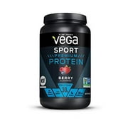 Vega Sport Premium Protein Powder, Berry, Vegan, 30g Plant Based Protein, 5g BCAAs, Low Carb, Keto, Dairy Free, Gluten Free, Non GMO, Pea Protein for Women and Men, 1.8 Pounds (19 Servings)