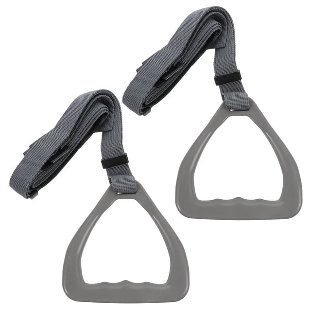 CUITING 2 Pcs Handle Ring Fitness Equipment Strength Training Supplies Premium Gymnastic Rings Non- Child
