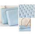 thumbnail image 4 of Blukids 100% Polyester Contour Pillow Cover Memory Foam Pillowcase Pillow Protector for Cervical Pillow(Light Blue), 4 of 6