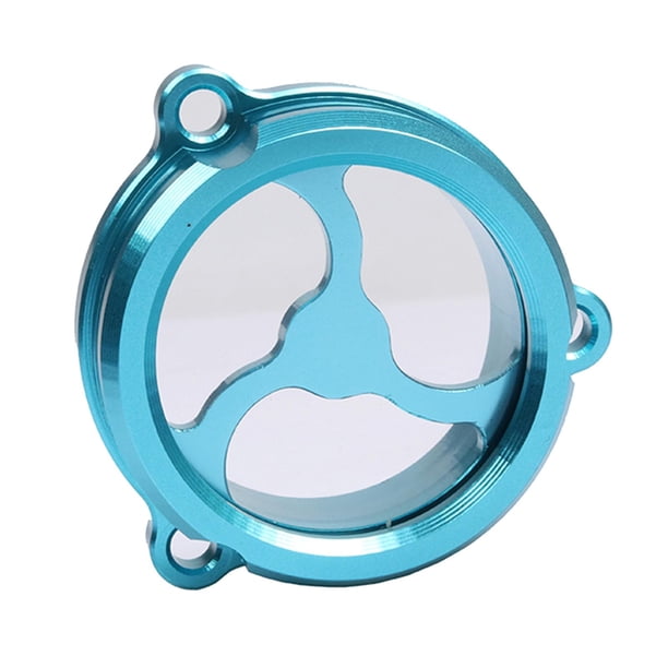 Cubiertas de filtro de aceite de aluminio billet CNC s Motorfiets Oliefilter s Motorfiets Azul Zulema tapa del enchufe del motor