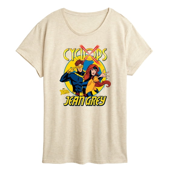 X-Men - Cyclops And Jean Grey - Women's Short Sleeve Graphic T-Shirt