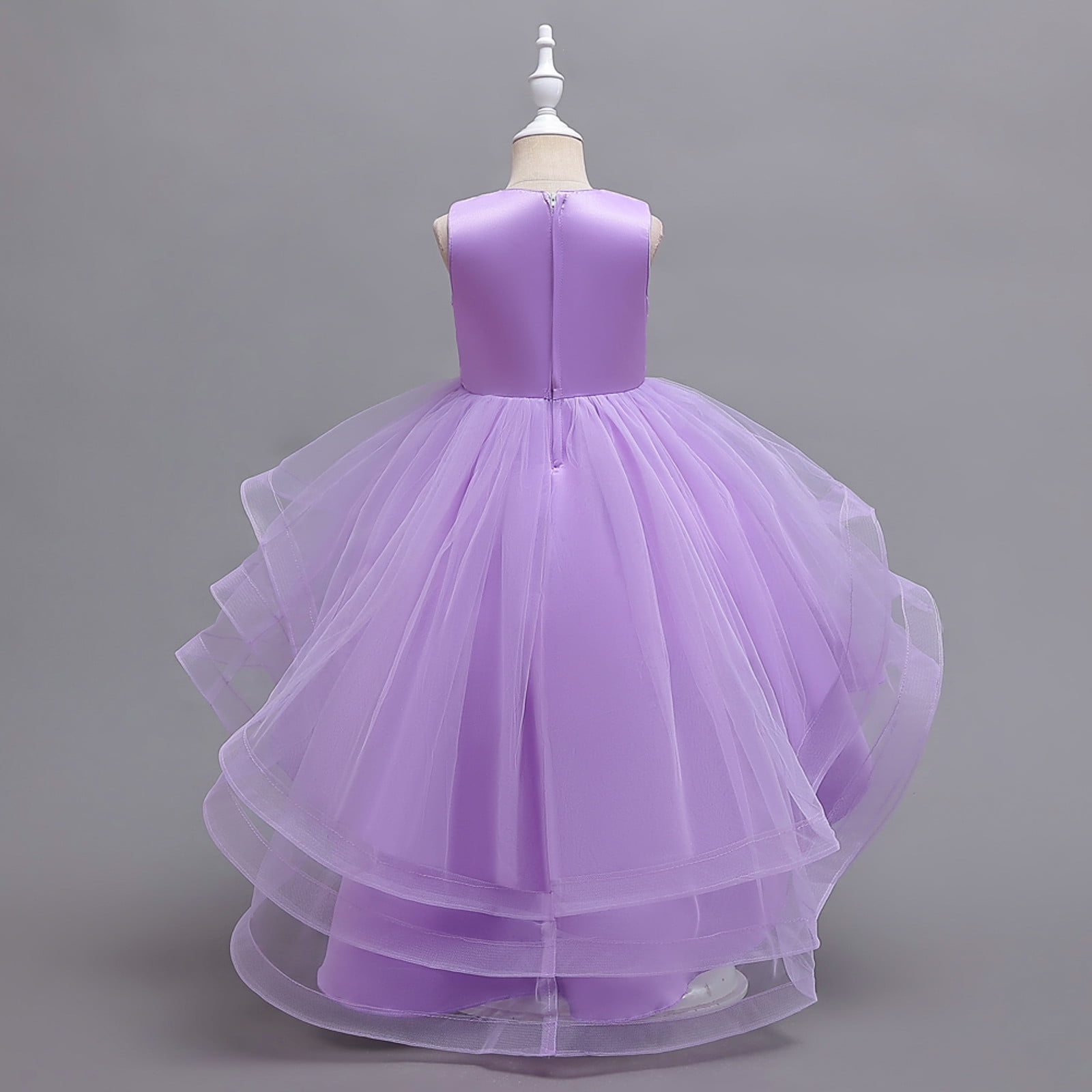 FDDMis Christmas Dresses for Girls 7-8 3t Christmas Outfit Girls Baptism Outfits for Boys Toddler Flower Girl Dress Boys Clothes Gifts for 12 Year, Purple 8-9 Years