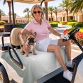 thumbnail image 3 of Golf Cart Seat Covers for 2 Seater,Grey Green Orange Ombre Microfiber Cart Seat Towel Blanket,Modern Gradient Abstract Art Absorbent Breathable Non Slip Bench Seats Protector for Golf Course 51"x31", 3 of 9