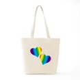 thumbnail image 6 of CafePress - Rainbow Love Tote Bag - Unisex Canvas Tote Bag, Beige, 1-Piece, 6 of 7