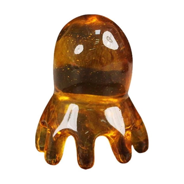 YSABOXY Mini Massage Comb Resin Resin Octopus Comb SPA Massage Comb ψ