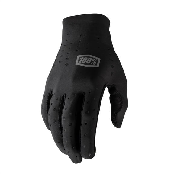 100 Percent Sling Long Finger Glove Black - SM