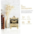 thumbnail image 4 of FYBTO 2pcs Cotton Box Jewelry Box Cotton Swabs Dispenser Jewelry Storage Tank Ornaments Storage Container Sponge Holder Ornament Storage Container Cotton Pad Plastic Embossed-0624, 4 of 5