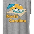thumbnail image 3 of Peanuts - North Carolina Lucy - Women's Short Sleeve Graphic T-Shirt, 3 of 6