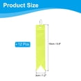 thumbnail image 2 of Uxcell Safety Reflector, Reflector Tag Pendant Reflective Safety Keychain Gear for Backpack Cycling Running Deep Fluorescent Yellow, 2 of 6
