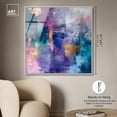 thumbnail image 5 of Beautiful Jewels Framed High-Gloss Acrylic Glass Wall Art Colorful Abstract by Art Remedy, White Frame, 40 x 40, 5 of 7