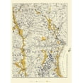 thumbnail image 2 of Bien 25x32 White Modern Wood Framed Museum Art Print Titled - New Hampshire - Bien 1878, 2 of 4
