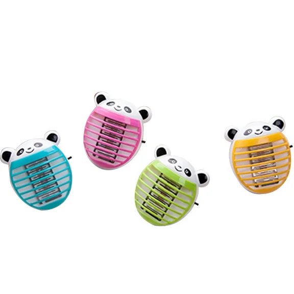 4 Pack Plug in Bug Zappers Indoor,Fly Traps for Indoors,Insect Traps for Home,Electronic Mosquito Zappers Traps Fly Zapper Plug in for Patio,Bedroom,Kitchen,Office（Happy Bear）