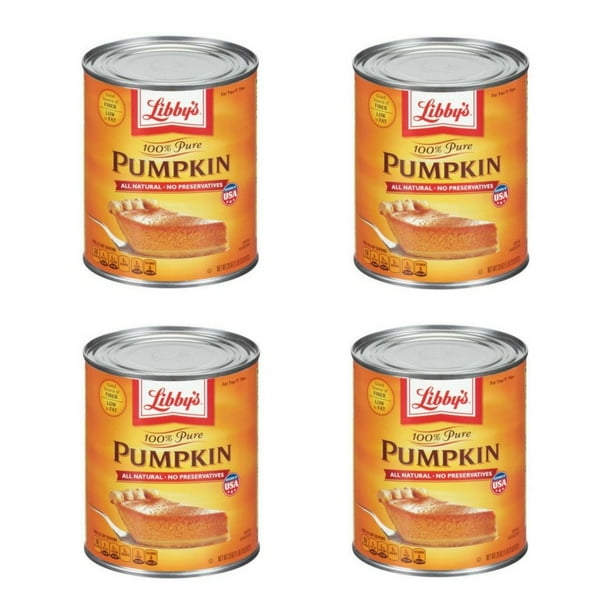 Libbys 100 Pure Pumpkin 29 Oz (4 Pack)