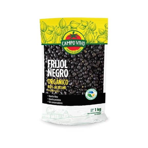 Frijol negro Campo Vivo orgánico 1 kg