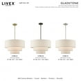 thumbnail image 2 of 57484-91 Livex Lighting Gladstone - 4 Light Pendant In Mid-Century Modern Style-22.5 Inches Tall and 23 Inches Wide-Brushed Nickel Finish, 2 of 13