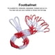 thumbnail image 5 of Advancent Net Bag Sports Ball Hoop Mesh 10 Pelotas Paquete de transporte Equipo Bolsas de transporte para baloncesto Fútbol Titular al aire Deportes y aire libre rojo+blanco, 5 of 6
