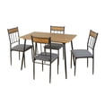 thumbnail image 2 of Comedor Hometrends 5 piezas color madera con acientos acojinados, 2 of 4